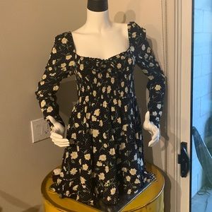 Floral Long Sleeve Dress